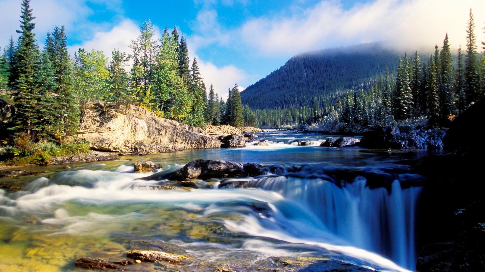 Background image of header section which features mountain nature